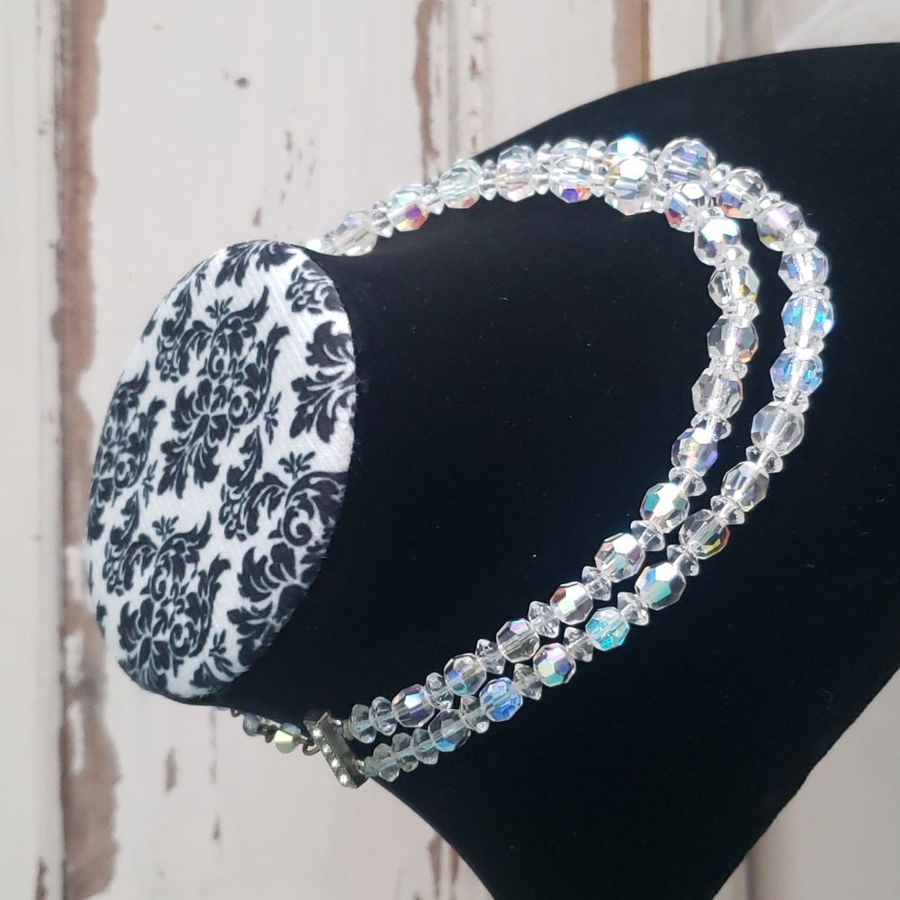 Vintage Crystal Double Strand